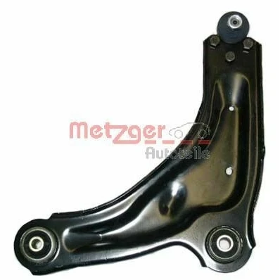 Bilde av METZGER 58064301 Bærebru KIT + med støtte / styreledd, gummifeste framaksel venstre, nede Casterstag 19,6 RENAULT: LAGUNA 2