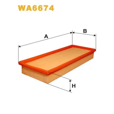 Bilde av Luftfilter WIX FILTERS WA6674