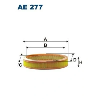 Bilde av Luftfilter, renault 11, 19 i, ii, chamade 21, 21 kombi, sedan, skåp / 9, super 5, 33001795, 89 33 0