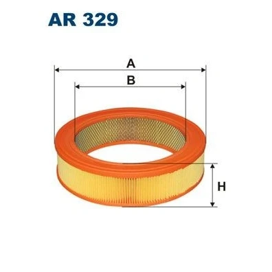 Bilde av FILTRON AR 329 Luftfilter 61 260 Filterinnsats MITSUBISHI: COLT 2