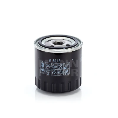 Bilde av MANN FILTER W 8013 Oljefilter M 20 X 1.5 med en retursperreventil Påskruingsfilter RENAULT: MEGANE 3 Grandtour, GRAND SCENIC 3,