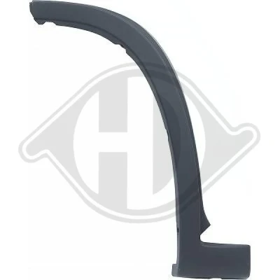 Bilde av DIEDERICHS 3484767 Pynte / beskyttelseslist, skvettskjerm foran venstre FIAT: Ducato III Flatvogn lastebil Chassis