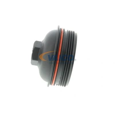 Bilde av VAICO V10 4017 deksel, oljefilterbeholder VOLKSWAGEN: Touran I, Polo IV Hatchback, Multivan 5 (7HM, AUDI: Q5, SKODA: Octavia 2 Combi