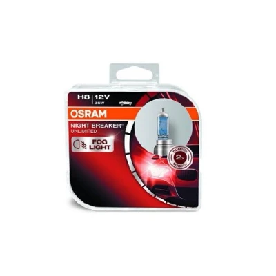 Bilde av Xenonpære OSRAM NIGHT BREAKER UNLIMITED H8 PGJ19 1, bmw,honda,land rover,alpina,renault,vw,jaguar,audi