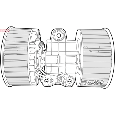 Bilde av DENSO DEA05004 Interiørvifte for venstreratt BMW: X5, 5 Touring