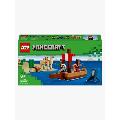 Bilde av LEGO Minecraft 21259 På tokt med sjørøverskip Byggesett Plast