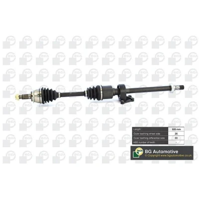 Bilde av BGA DS0915R Drivaksel framaksel høyre 920 MINI: Clubman, Cabrio, Hatchback
