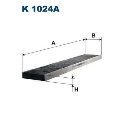 Bilde av FILTRON K 1024A Kupéfilter Karbonfilter 536 110 25 VOLKSWAGEN: Sharan I, SEAT: Alhambra FORD: Galaxy Mk1 MPV
