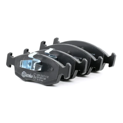 Bilde av BREMBO P 11 031 Bremseklosser med akustisk slitasjevarsel kolbleklips uten tilbehør FIAT: 500 Hatchback, 500e, Panda III Hatchback