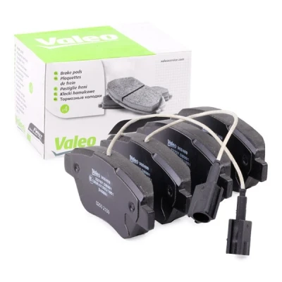 Bilde av VALEO 302459 Bremseklosser framaksel inkl. slitasjevarselkontakt med antihyle blikk FIAT: 500 Hatchback, C Cabrio, PEUGEOT: Bipper Van