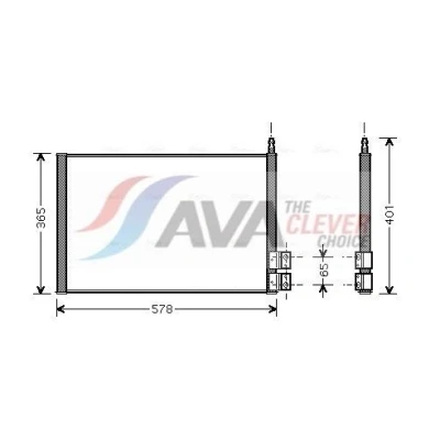 Bilde av PRASCO FDA5328 Kondensator 11,6 Aluminium 560