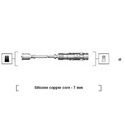 Bilde av MAGNETI MARELLI 941455010942 Pluggledninger