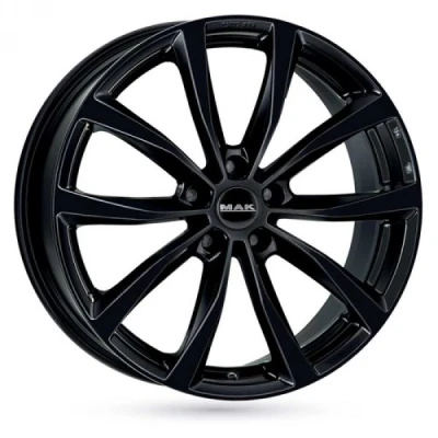 Bilde av MAK Wolf Shiny Black 7,5x17 5/110 ET30 B65
