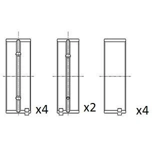 Bilde av FAI AutoParts BM1043 STD Veivaksellager FORD: Focus Mk1 Hatchback, ESCORT 4