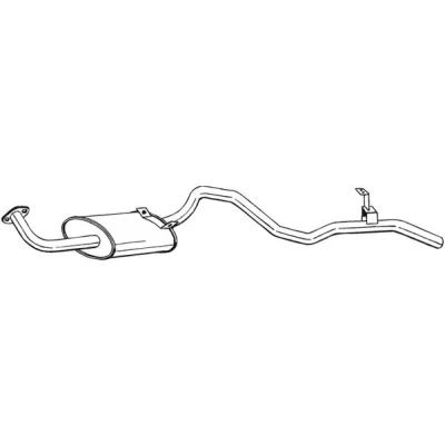 Bilde av sluttlyddemper, toyota land cruiser, 1743054840, 17430YZZ1C