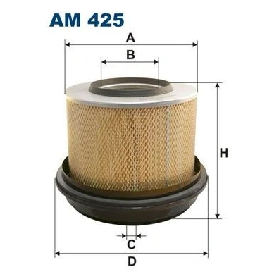 Bilde av FILTRON AM 425 Luftfilter 255 276 Filterinnsats