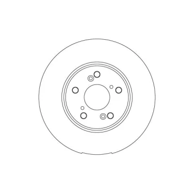 Bilde av TRW Bremseskive HONDA: HR V II 293mm 25mm 5 114,3mm ventilert spraylakkert DF6762S 45251T2GA00,45251T7WA01 Bremseskiver, Skivebremser
