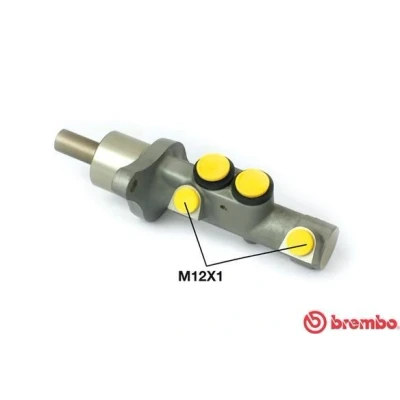 Bilde av BREMBO M 85 014 Hovedsylinder 22,2 Aluminium 12 x 1 (2) VOLKSWAGEN: GOLF 6, Touran I, AUDI: A3 Sportback