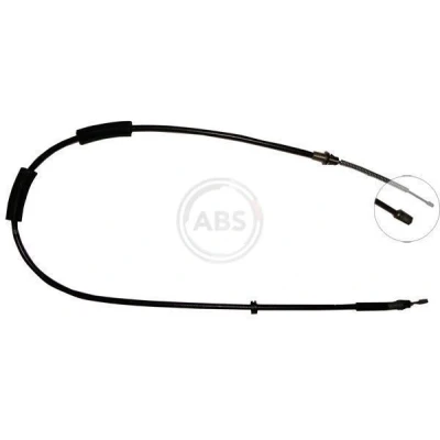 Bilde av A.B.S. K10715 Bremsekabel 1575 Trommelbrems for høyre/venstre ratt FORD: MONDEO 1