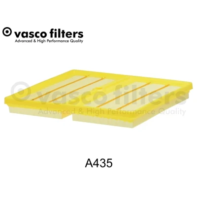 Bilde av DAVID VASCO A435 Luftfilter 28 220 271 firkantet Filterinnsats VOLKSWAGEN: Golf 7, Polo V Hatchback, 7 Variant, AUDI: A3 Sportback, A1 Hatchback