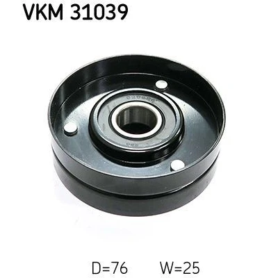 Bilde av SKF VKM 31039 Styrerulle AUDI: A4 B7 Avant, Allroad C5, B6 VOLKSWAGEN: Passat B5 GP Stasjonsvogn, Sedan