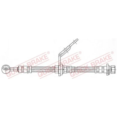 Bilde av Bremseslange, Framaksel venstre honda accord vi, hatchback vi OE 46411S1AE01