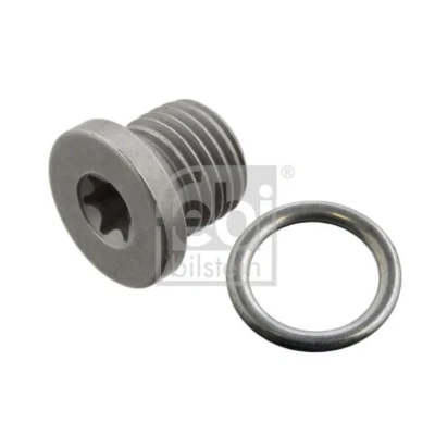 Bilde av FEBI BILSTEIN 103349 Oljeplugg Stål T45 med tetningsring PORSCHE: Macan, Cayenne, VOLKSWAGEN: Golf 7, AUDI: A4 B8 Allroad