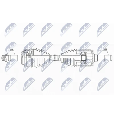 Bilde av Drivaksel toyota Sequoia (_k6_), Høyre bakaksel, sequoia, 42330 0C010