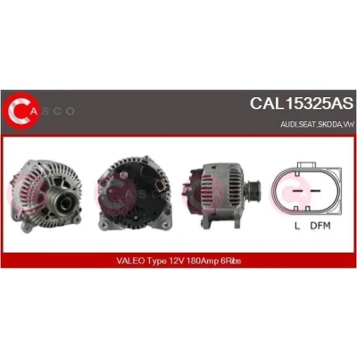 Bilde av CASCO CAL10102AS Dynamo 12V 90A VOLKSWAGEN: Golf 4, TRANSPORTER 4 Bus, FORD: Galaxy Mk1 MPV, SKODA: Fabia I Hatchback