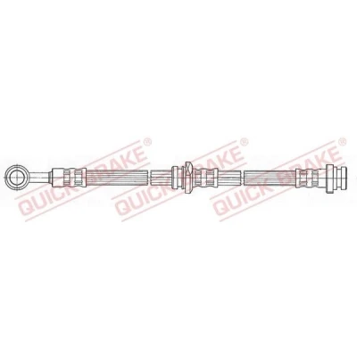 Bilde av Bremseslange, Venstre bakaksel, nissan almera ii, hatchback 462115M316, 46211BN80B