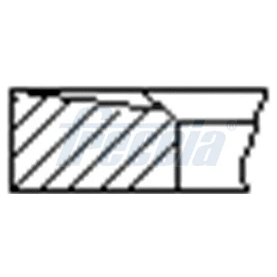 Bilde av FRECCIA FR10 880700 Stempelringsett 91,1