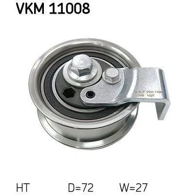 Bilde av SKF VKM 11008 Strammerull, tannrem AUDI: A6 C4 Avant, A4 B5 Sedan