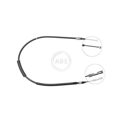 Bilde av A.B.S. K18597 Bremsekabel 1130 Skivebrems for høyre/venstre ratt AUDI: A2