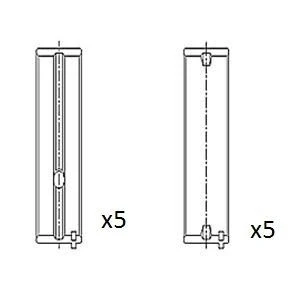 Bilde av FAI AutoParts BM1031 STD Veivaksellager VOLKSWAGEN: GOLF 2, 3, Touran I, AUDI: A4 B5 Avant, A6 C5 Avant