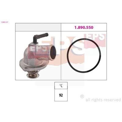 Bilde av EPS 1.880.157 Termostat 92 Made in Italy OE Equivalent OPEL: Astra G Caravan