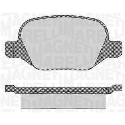 Bilde av Bremseklosser sett, Bakaksel, alfa romeo 147, 156, 156 sportwagon, gt, fiat linea, lancia lybra, lybra sw, 71770004, 71770991, 71772522,