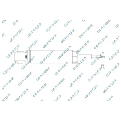 Bilde av GSP 32113140 Støtdemper bakaksel gasstrykk torørs teleskopstøtdemper TOYOTA: Urban Cruiser (XP110) 1.4 D 4D 4WD 2009 2014
