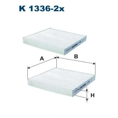 Bilde av FILTRON K 1336 2x Kupéfilter Partikkelfilter 189 187 25 BMW: X3, X4