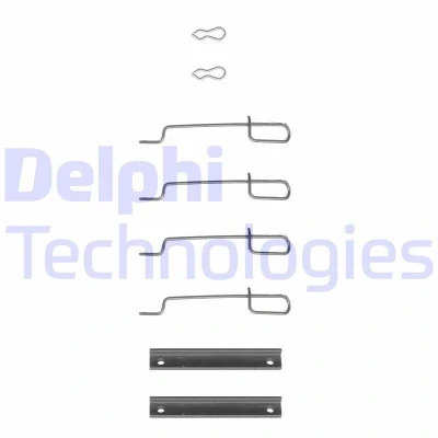 Bilde av DELPHI LX0044 Tibehørsett, skivebremse belegg PEUGEOT: 505 Stasjonsvogn
