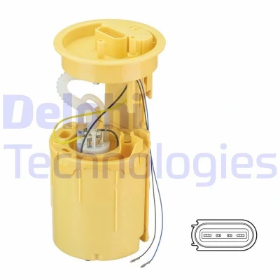 Bilde av DELPHI FG2044 12B1 Brennstoff leveringsenhet uten pakning trykksensor Diesel VOLKSWAGEN: Transporter 5, Multivan 5 (7HM