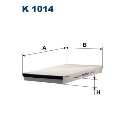 Bilde av FILTRON K 1014 Kupéfilter Partikkelfilter 302 199 31 OPEL: Astra G CC, H Caravan, GTC