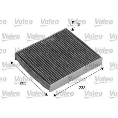 Bilde av VALEO CLIMFILTER PROTECT 715511 Kupéfilter Karbonfilter 235 209 34 VOLVO: V50, S40 II, FORD: Focus 2 Kombi, 2, Limousine