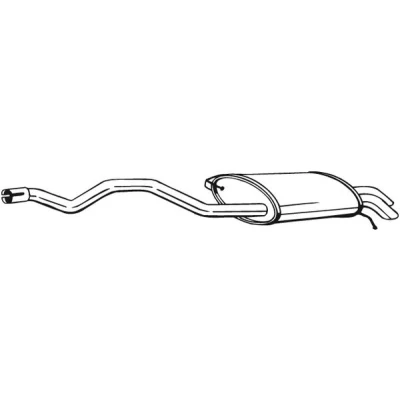Bilde av Bakre eksospotte BOSAL 286 485