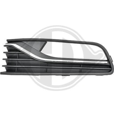 Bilde av DIEDERICHS 2207049 Ventilasjonsgitter forkrommet kant venstre for kjøretøy med tåkefrontlys VOLKSWAGEN: Polo V Hatchback