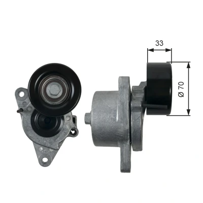 Bilde av GATES T39170 Strammerull FleetRunner Micro V Stretch Fit NISSAN: Pathfinder 3, NP300 Navara Pick up