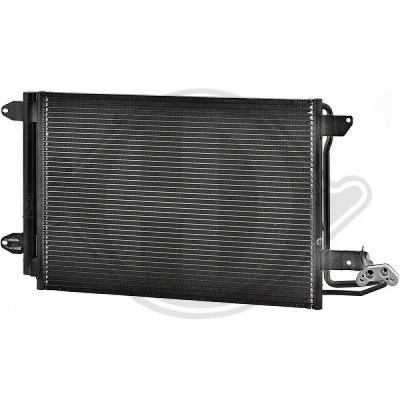 Bilde av DIEDERICHS DCC1855 Kondensator med tetning tørker Climate 15,3 13,7 Aluminium R 134a VOLKSWAGEN: Caddy 3, Touran I, Golf 5, SKODA: Octavia 2 Combi