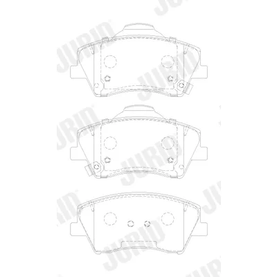 Bilde av JURID 573911J Bremseklosser HYUNDAI: Ioniq, KIA: Niro