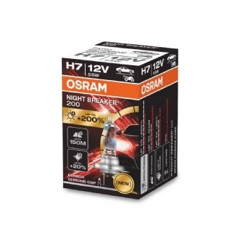 Bilde av OSRAM 64210NB200 Lyspære, fjernlys H7 12V 55W 3700K Halogen BMW: 5 Sedan, Touring, X5, VOLKSWAGEN: Golf 7, 7 Variant, Touran I, AUDI: Q5