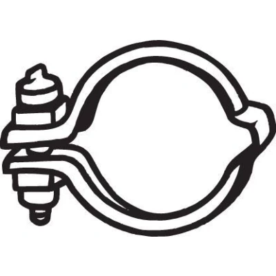 Bilde av Klemme, eksosanlegg, mercedes benz,mitsubishi, 1684900341, MR993295