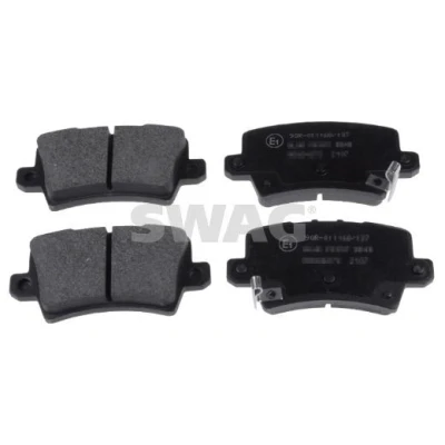 Bilde av SWAG 85 91 6801 Bremseklosser bakaksel med akustisk slitasjevarsel HONDA: CIVIC 8 Hatchback,